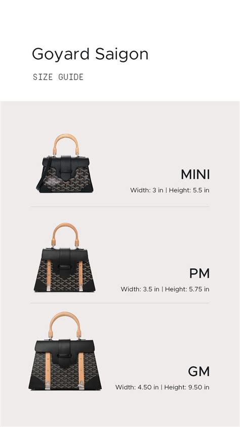 goyard saigon dimensions